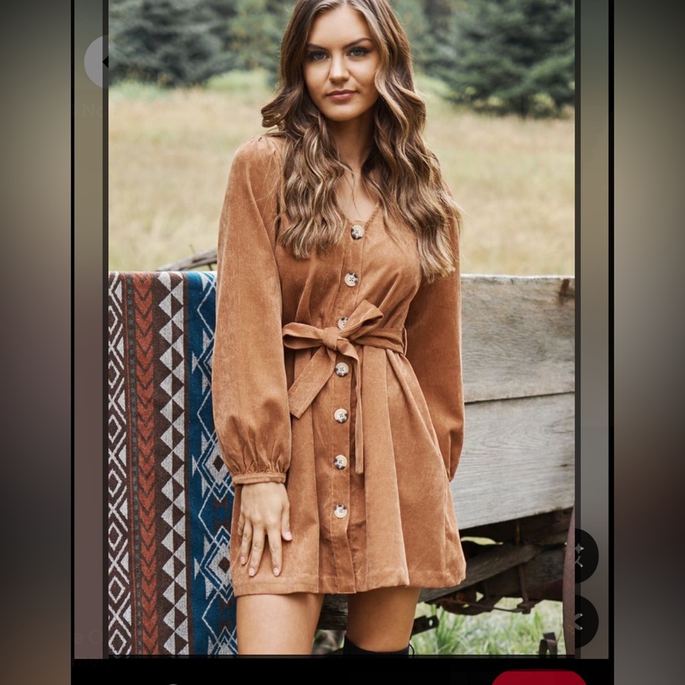 V ery j here on business dress (Camel) with pockets NanaMacs
